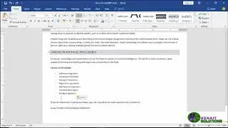 19 how to Create a bulleted list in office word 2019