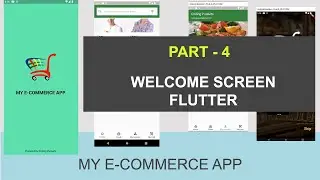 How to Create Welcome Screen for Sign and Sign Up - 04 - Flutter eCommerce App With Firebase