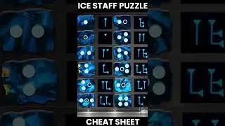 Ice Staff Puzzle Cheat Sheet 