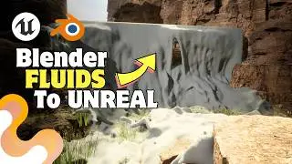 Blender WATER FLUID to Unreal Engine 5 💦| Alembic Export