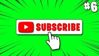 Subscribe Button Green Screen #6