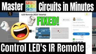 Master Led Control With A IR Remote: Easy Tinkercad Circuits Tips For Beginners 2024!