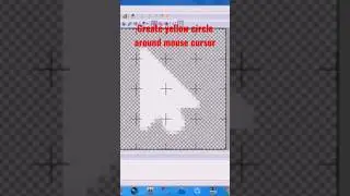 HOW TO MAKE YELLOW CIRCLE AROUND MOUSE CURSOR #howto #shorts