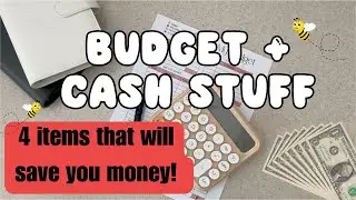 ⭐️Cash Stuffing || 4 Items That Will Save You Money | Budgeting For Beginners