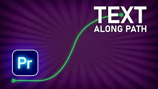 Move Text on a CURVED Path | Premiere Pro Tutorial
