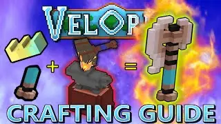 HOW TO CRAFT WEAPONS & ARMOR | Veloren Crafting Guide (Free 2 Play Open World Voxel MMORPG)
