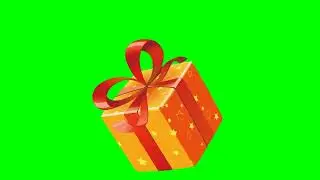 Falling down Gift Box Green Screen-Copyright free#copyrightfree #gift #cristmas #cristmascake