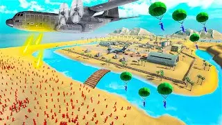 I Must Defend The Base vs An INFINITE SIEGE! | Ravenfield