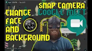 How To Change Faces & Add Backgrounds with Google Meet