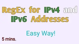 How to write Regular Expression for IPv4 and IPv6 IP addresses