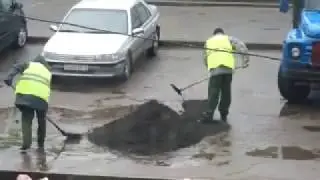 Бобруйск, ремонт дороги...