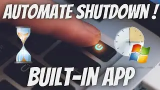 Simplest way to Schedule Automatic Shutdown on Windows PC using Task Scheduler | Step-by-Step Guide