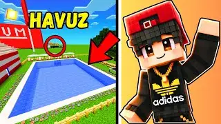 🧱MINECRAFT EVİMİZE HAVUZ YAPTIK🌅☀️MUHAMMET EFE ARI🐝ARIGİLLER🐝MINECRAFT🐝AYŞEM ECE ARI