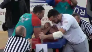 armwrestling. Суперфинал Хаджимурат Золоев - Рустам Бабаев. Лотошино 2017