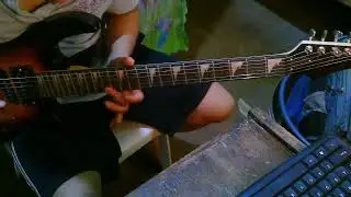 sweet child of mine second verse electric guitar solo practise