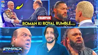 'ROMAN ROYAL-RUMBLE😎'  Wrestlemania 41 Repeating - WWE Smackdown Highlights 2025