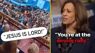 Kamala Harris Makes a MOCKERY of Christianity | You Are At The Wrong Rally