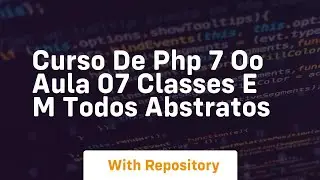 Curso de php 7 oo aula 07 classes e m todos abstratos