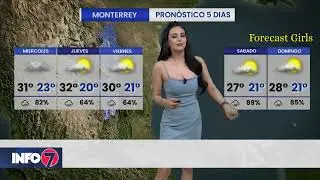 Yuli Castillo - en vestido celeste ajustado sexy