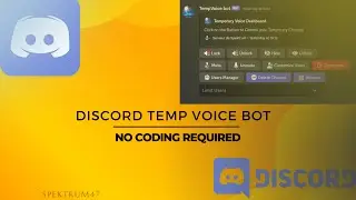 Discord | How to Create Your Own Discord Voice Channels Automatically with TempVoice Bot