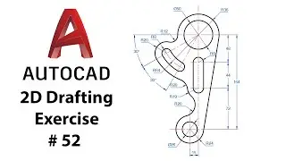 AutoCAD 2D Drafting Exercise # 52 - Basic to Advance in Hindi