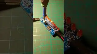 Running LED using SMD NE555 and CD4017 | ICStation DIY Kit
