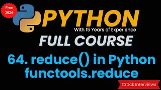 reduce() function in Python | reduce in Python | functools.reduce