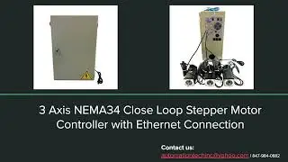 NEMA34 Closed Loop Controller 110VAC Testing Spindle with VFD