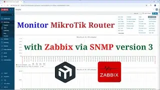 Zabbix - Monitor MikroTik Router with Zabbix via SNMP v3