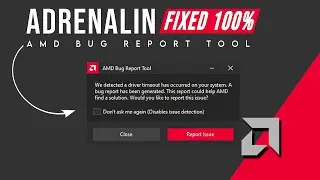 AMD Bug Report Tool Error Fixed 100% | How To Fix AMD Driver Timeout issue in 2023