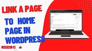 how to link a page to homepage in wordpress 2023