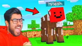 SHAPE SHIFTING Mod in Minecraft 😂 | Hitesh KS