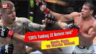 Paulo Costa Tumbang ditangan Marvin Vettori