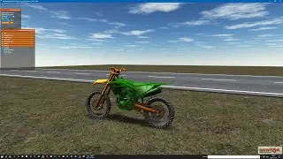 OrionX3D + Newton 4: Remaking My Motocross Treadmill Test - Full Physics Experimental (WiP)