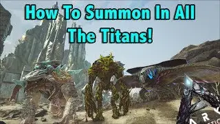 HOW TO SPAWN IN ALL THE TITANS USING ADMIN COMMANDS IN ARK EXTINCTION!!
