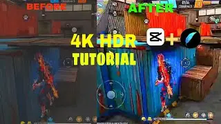 Freefire HDR Quality Tutorial/ How to Increase Freefire Video Quality 🔥