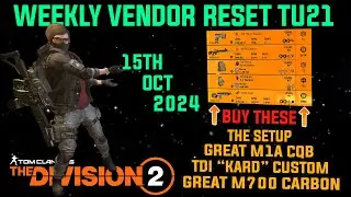 The Division 2 *MUST BUYS* 