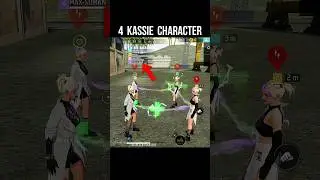 4 Kassie Character Ability Test 🔥 Free Fire New Character Kassie Skill #srikantaff