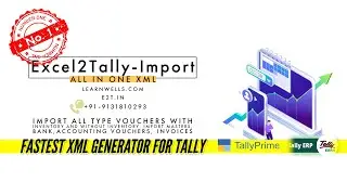 1st Fastest XML Generator for Tally : Excel to Tally Import (Full Review 2023) 