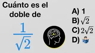 Cuánto es el doble de 1 entre raíz de dos ~ shorts