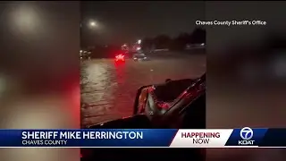 Major flood hits Roswell
