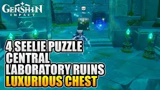 4 Seelie Location Puzzle Luxurious Chest Central Laboratory Ruins Genshin Impact