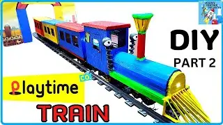 How I Made The Poppy Playtime CH 2 Train In REAL LIFE From WOOD & LEGO Part 2 Project Playtime Train