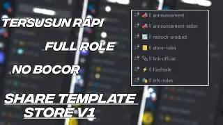 SHARE TEMPLATE SERVER DISCORD STORE V1 NO BOCOR 〢SHARE TEMPLATE DISCORD