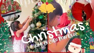 🎅🏽Santa’s Cute Li’l helper | Decorate for Christmas with Us🎄| Aki and Ashi