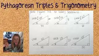 Pythagorean Triples & Right Triangle Trig.