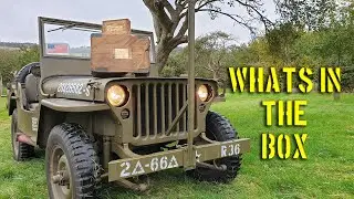 SCORE!  Unboxing Original WW2 jeep parts!!