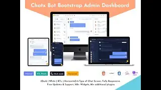 Chatbot Horizontal RTL Dashboard WebApp Ui Kit Bootstrap 5 Admin Templates