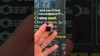 Raspberry Pi HEATSINK + 10K RPM Fan On A CPU 
