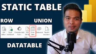 ULTIMATE GUIDE TO STATIC TABLES in Power BI  ROW, UNION, DATATABLE DAX Functions Guide